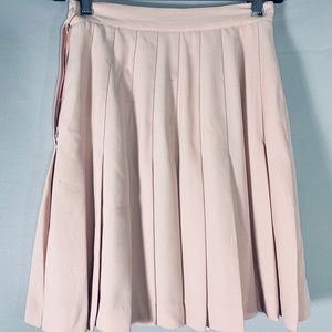 Express Pink Pleated Skirt